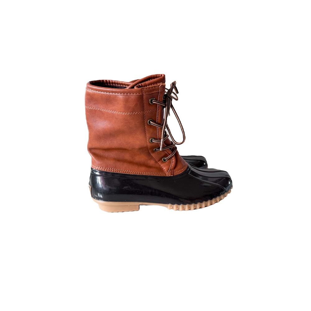 The Original Duck Boot - Round Toe Mid Calf - Arianna Size 8.5
